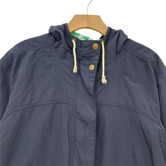 Columbia PFG Hooded Jacket Womens Medium Navy Full Zip Water Repellent Outdoor - Picture 2 of 12